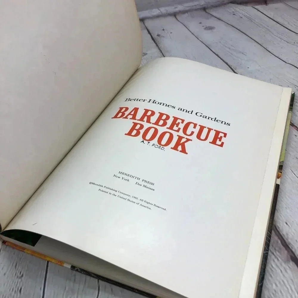 vintage Better homes and gardens barbecue book 1965